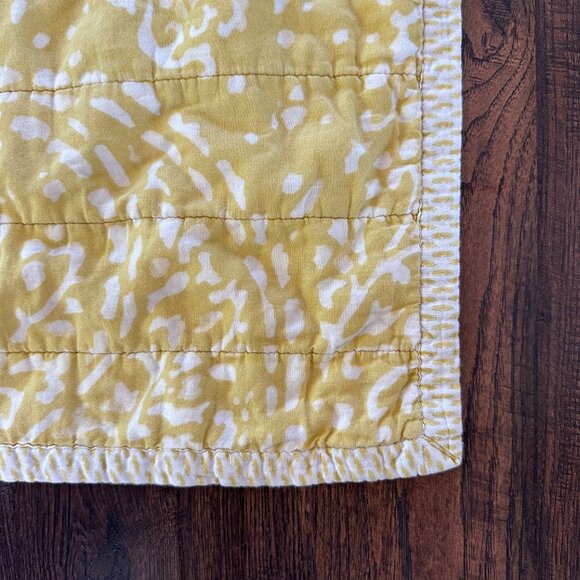 Threshold Citron Paisley Medallion Print Quilted Standard Pillow Sham - Picture 6 of 16